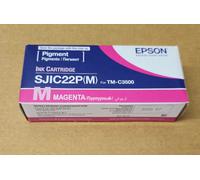 Genuine New Epson SJIC22P(M) Ink cartridge for ColorWorks C3500 Magenta