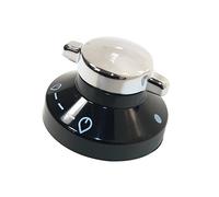 Genuine NEW HOME 050551122 Oven Cooker Black/Silver Control Knob