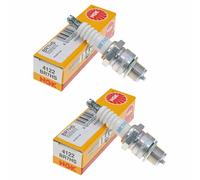 Genuine NGK 4122 Spark Plugs Pack of 2 Peugeot Buxy 50 RS 1996- 1997