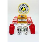 GENUINE NGK BANSHEE PERFORMANCE SETUP (2) LB05EMH-R # 8160 (2) NGK BR8EG PLUGS