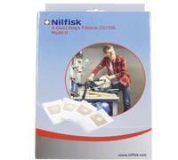 Nilfisk 107417195 Multi Ii Series Replacement Fleece Bags (Pack 4)