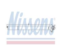 Nissens 95366 Dryer, air conditioning