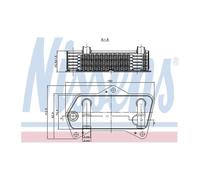 NISSENS Transmission Oil Cooler 90653 for SEAT ALTEA (2004) 2.0 TDI etc