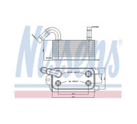 Nissens 90661 Automatic Transmission Oil Cooler Fits Ford S-Max C-Max 2 Van