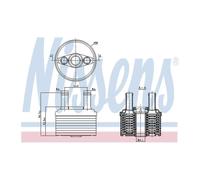 Genuine Nissens Automatic Gearbox Oil Cooler - 90664