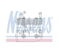 Genuine Nissens Automatic Gearbox Oil Cooler - 90667