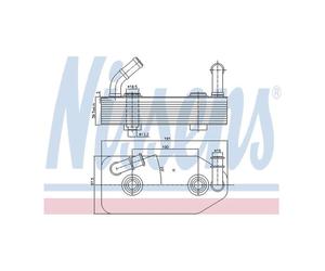 Genuine Nissens Automatic Gearbox Oil Cooler - 90667