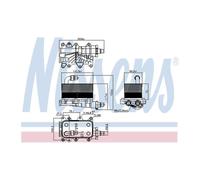 Genuine Nissens Automatic Gearbox Oil Cooler - 90673