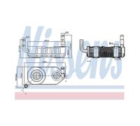 Genuine Nissens Automatic Gearbox Oil Cooler - 90708