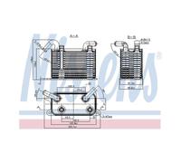 Genuine Nissens Automatic Gearbox Oil Cooler - 90722