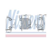 NISSENS 90833 Automatic transmission oil cooler