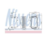 NISSENS 90903 Automatic transmission oil cooler