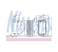 Nissens Transmission Oil Cooler 90908 for eg. BMW 7 SERIES F01 (2009) 730D 3.0