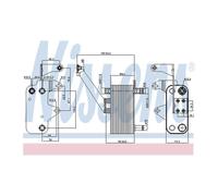 NISSENS 90952 Automatic transmission oil cooler