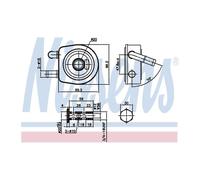 Genuine Nissens Automatic Gearbox Oil Cooler - 91102