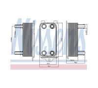 Genuine Nissens Automatic Gearbox Oil Cooler - 91116