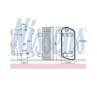 Genuine Nissens Automatic Gearbox Oil Cooler - 91160
