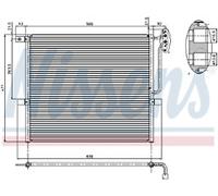 GENUINE NISSENS CONDENSER FOR BMW X3 SERIES E83 (2004) X3 XDRIVE 25I 2.5