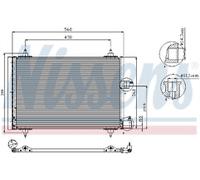 GENUINE NISSENS CONDENSER FOR CITRON BERLINGO (1997) 1.6