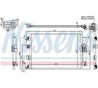 GENUINE NISSENS CONDENSER FOR FORD FOCUS (2011) 1.6 TDCI