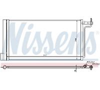 GENUINE NISSENS CONDENSER FOR FORD FOCUS (2011) 1.6 TI-VCT