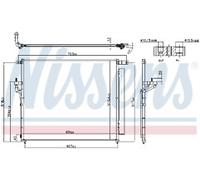 GENUINE NISSENS CONDENSER FOR FORD USA RANGER (2011) 2.2 TDCI