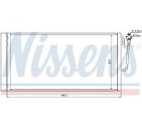 GENUINE NISSENS CONDENSER FOR MINI MINI CLUBMAN (2008) 1.6 COOPER D