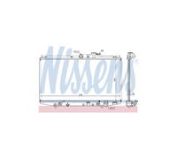 Genuine Nissens Engine Cooling Radiator - 68117