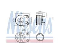 Genuine Nissens Gearbox Oil Cooler - 90898