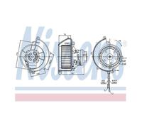 NISSENS 87082 Blower motor