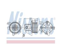 NISSENS 87090 Interior Blower