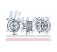 NISSENS 87112 Interior Blower