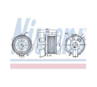 NISSENS 87181 Interior Blower