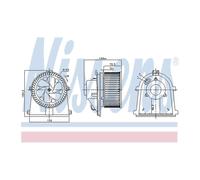 Genuine Nissens Interior Heater Blower Motor Fan - 87437
