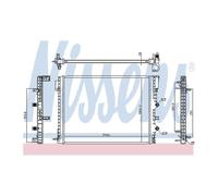 Genuine Nissens Low Temperature Cooler Intercooler - 606217