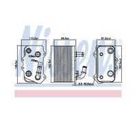 Genuine Nissens Manual Gearbox Oil Cooler - 90934