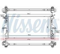 GENUINE NISSENS RADIATOR FOR CITROEN RELAY PEUGEOT BOXER 2.0 2.2 HDI