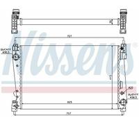 GENUINE NISSENS RADIATOR FOR VAUXHALL CORSA D 1.3 CDTI 1.6 SRI VXR