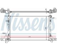 GENUINE NISSENS RADIATOR FOR VAUXHALL MOVANO 2.3 CDTI RENAULT MASTER 2.3 DCI