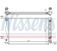 GENUINE NISSESNS RADIATOR FOR AUDI A6 C6 A6 3.2 FSI