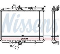 GENUINE NISSESNS RADIATOR FOR CITROËN C5 2.2 HDI