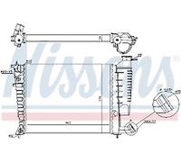GENUINE NISSESNS RADIATOR FOR CITROËN XSARA 1.4