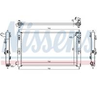 GENUINE NISSESNS RADIATOR FOR CITRON C-CROSSER 2.2 HDI