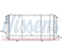 GENUINE NISSESNS RADIATOR FOR CITRON C15 1.8
