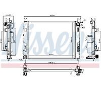 GENUINE NISSESNS RADIATOR FOR DACIA LODGY 1.5 DCI