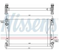 GENUINE NISSESNS RADIATOR FOR FIAT BRAVO 1.9 JTD