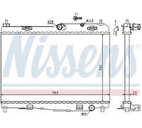 GENUINE NISSESNS RADIATOR FOR FORD FIESTA VAN 1.2