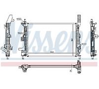 GENUINE NISSESNS RADIATOR FOR FORD FOCUS 1.0 ECOBOOST