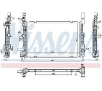 GENUINE NISSESNS RADIATOR FOR FORD FOCUS 1.5 TDCI