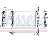 GENUINE NISSESNS RADIATOR FOR FORD FOCUS 1.6 TDCI